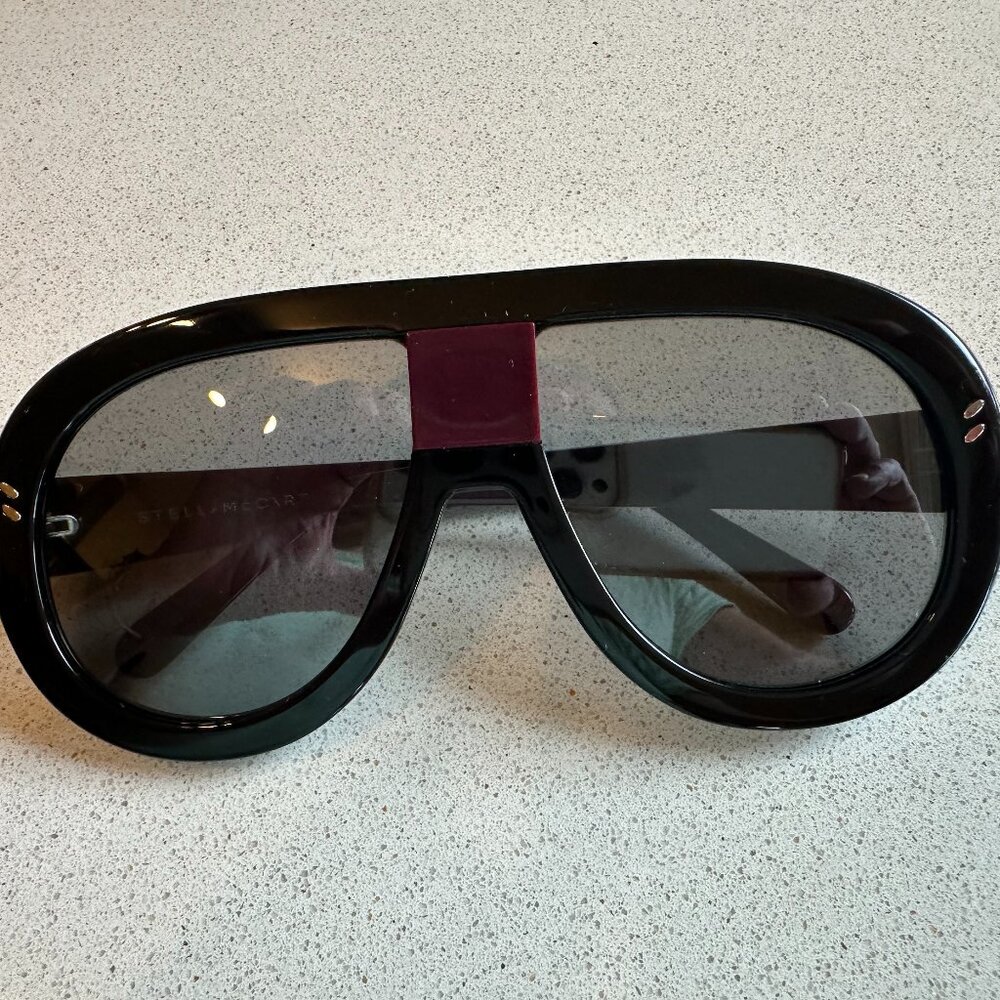 Stella McCartney Vintage Sunglasses (SC0032S 001) & Leather Case